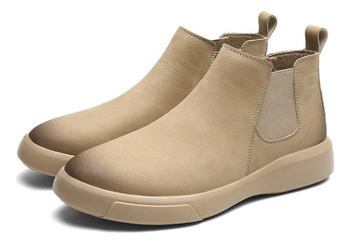 Hombres Casual Zapatos De Cuero Senderismo Botas