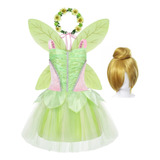 Vestido De Princesa Tinker Bell Para Niña  Fiesta De Hallowe