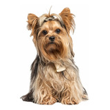Adesivo Parede Pet Shop Cachorro Raça Yorkshire 1.10x75cm