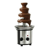 Fuente De Chocolate Cascada Acero Inox 45cm 4 Pisos Eventos