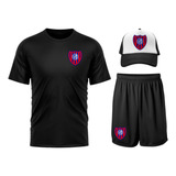 Conjunto Deportivo Remera + Short + Gorra - San Lorenzo