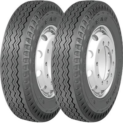 Kit De 2 Llantas Goodyear Tragaleguas Lt Lt7.50-17 121/116 S