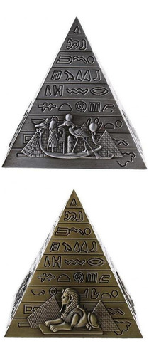 Adornos De Estatua Piramidal Egipcia De 2 Piezas, Modelo De
