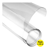 Pvc Cristal Acetato 350 Micrones X10 Metro Entrega Inmediata