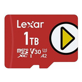 Tarjeta Microsd Memoria Lexar 1tb  Video 4k Clase 10 V30