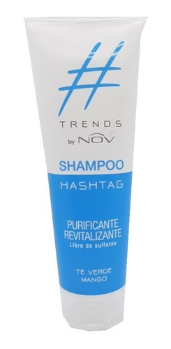 Shampoo Nov Trends Hashtag Purificante 250ml Sin Sulfato