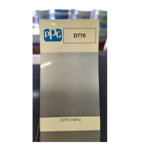 Pintura Automotriz Bicapa Gris Plata X 1 Litro Ppg