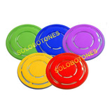 15 Frisbees 26cm De Diametro 8 Colores Sin Calco