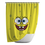 Cortina De Baño Estampada Bob Esponja