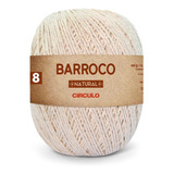 Barbante Barroco Natural Cru 400g Círculo - Fio Nº 4 6 8 10