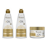 Kit Arvensis Tec Oil Shampoo Condicionador Máscara