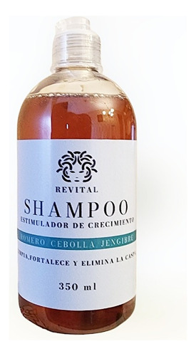 Shampoo De Crecimiento Romero Cebolla Jengibre.