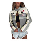 Campera Eco Cuero Mujer Motoquera Moda Tendencia