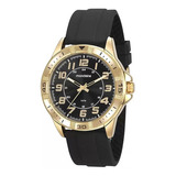 Relógio Masculino Mondaine Esportivo Original 99431gpmvdi1 Cor Da Correia Dourado Cor Do Bisel Dourado Cor Do Fundo Preto