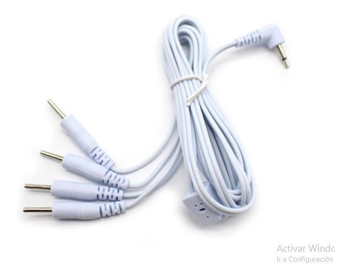2 Cables De Electrodos De 2,5 Mm Tens Ems Machine 4-pin 