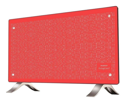 Calefactor Eléctrico  Convector Peabody Pe-vc20  Rojo 220v