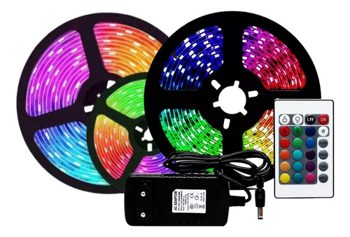 Fita Led 5050 Rgb Colorida 15mt 16 Cores + Fonte + Controle