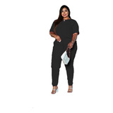 Blusinha E Calça Conjunto  Feminino Plus Size Lindo