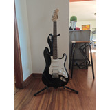 Guitarra Electrica Fender Squier Stratocaster Bullet Negra