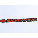 Emblema Tapa Trasera Chevrolet Silverado Rojo 1988-2003