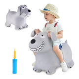 Caballo Saltador Inflable Para Niños Regalo Cumpleaños 3-7