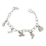 Pulsera Chiches Playera Plata 950