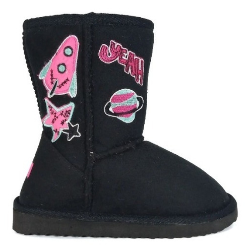 Botas Atomik Melissa Junior Negro Abc Dep