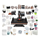 Kit Combo 10en1 Tlp Sublimar Plancha C/ Impresora +70extras