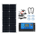 Kit De Paneles Solares De 20 W Portable Power Rv Monocristal
