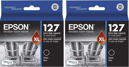 Epson Durabrite 2-pack T127120 Ultra 127 Negro Extra Cartuch