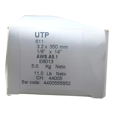 Electrodo UTP 611 E6013 3.2mm Acero Soldadura 1kg Construcción | MercadoLibre