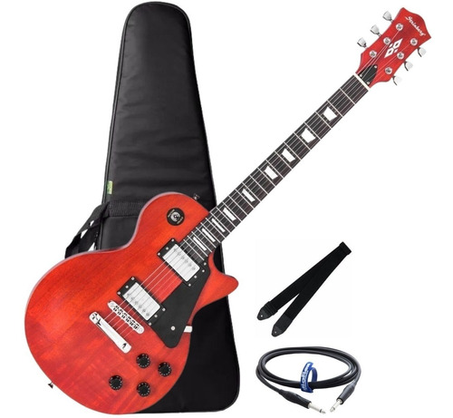 Guitarra Les Paul Strinberg Lps260 Mgs Fosca Kit Com Capa  