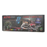Kit Teclado Mouse Gamer + Mouse Pad 4en1 Diadema Microfono