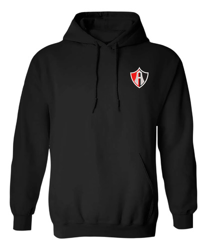 Sudadera Con Gorro Bordado Atlas Club Futbol Guadalajara