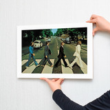 Cuadro Beatles Abbey Road Bastidor Posters Rock 33x48cm