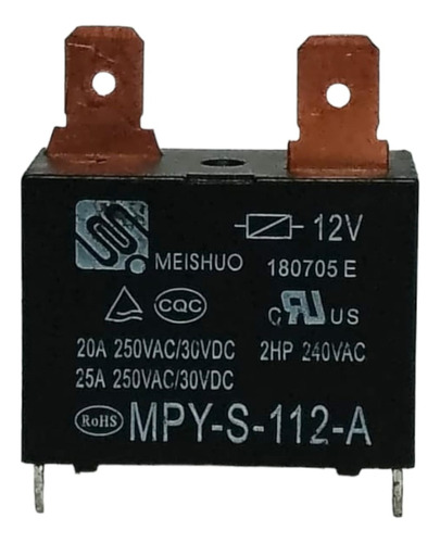 Relay De Poder Modelo Mpy-s-112 Para Minisplit 20a 