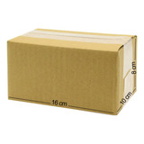 Caja Carton E-commerce 16x10x8 Cm Envios Paquete 25 Piezas