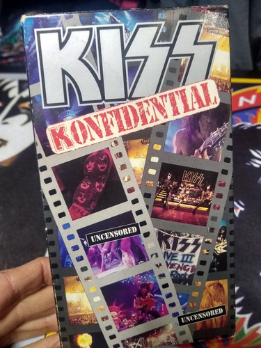 Kiss Vídeo Vhs Konfidential Excelente Made In Usa Envios 