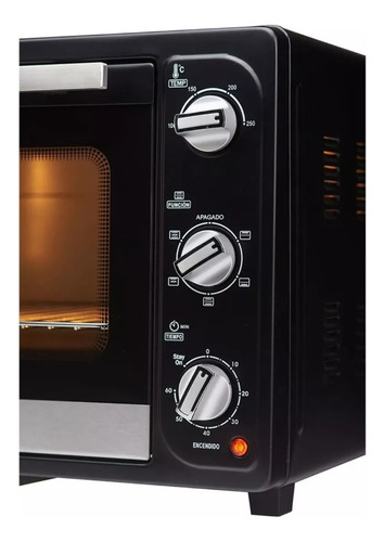 Horno Eléctrico Bgh, 40l, Grill, Alarma