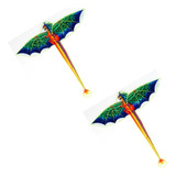 2 Papalote Dragon Cometa Volantin Birlocha Juguete Regalo 