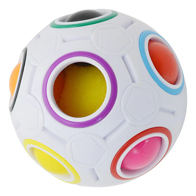 Fx. Juguetes De Rompecabezas 3d Rainbow Ball, Bolas .