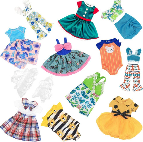 Ropa Muñecas American Girl Wellie Wishers 12 Vestidos 