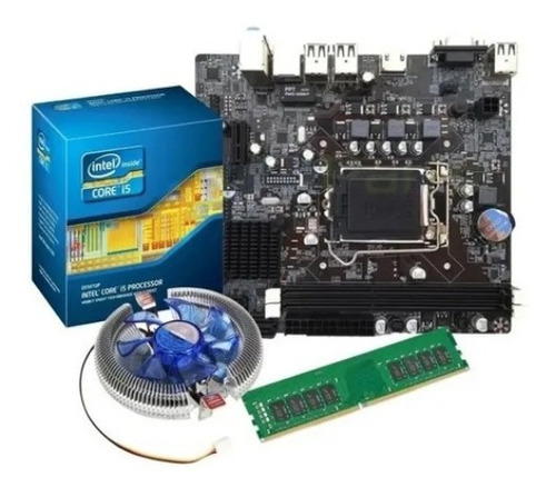 Kit Processador I5 4570 + Placa  1155 + 8gb Ddr3 1600mhz 