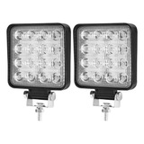 Par Exploradoras Luces Led Par 4x4 Cuadradas 14000lm