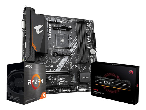 Kit De Actualización Aorus B550m Amd Ryzen 5 5600g 16 Gb Ram