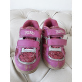 Zapatillas Fucsia Luces Led Peppa Pig Numero 24 Lentejuelas