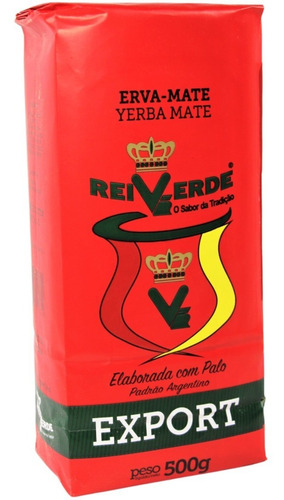 Yerba Mate Rei Verde Con Palo 500g  (tipo Argentina) - Full