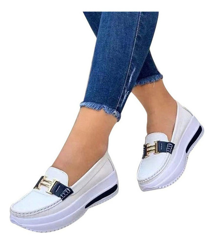 Zapatos Casuales De Plataforma Para Caminar Para Mujer