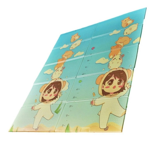 Tapete Gateo Bebé Infantil Alfombra Grande 2m X 1.8m