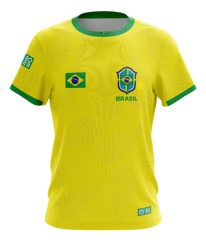 Camiseta Infantil Masculina Copa Do Mundo Seleção Mod. 1